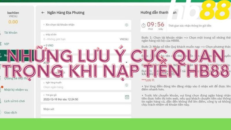 Hướng dẫn chi tiết cách nạp tiền vào tài khoản Hi888 - Hi888